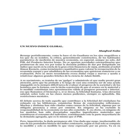 UN NUEVO INDICE GLOBAL