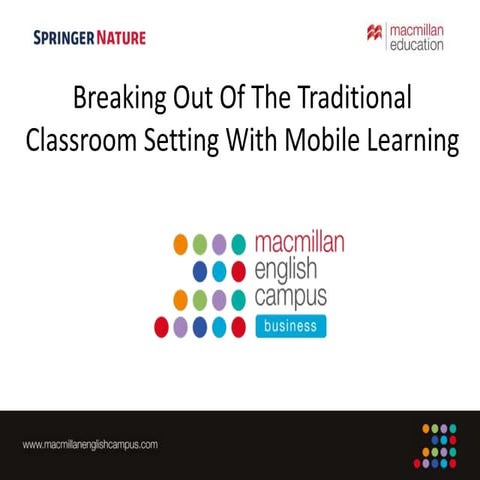 Damien Lonsdale: Breaking out of the traditional classroom setting with Mobil...