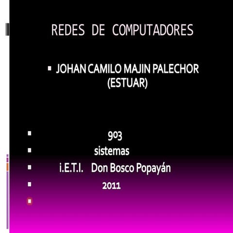redes de computadores