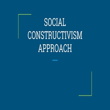 Social constructivism | PPTX
