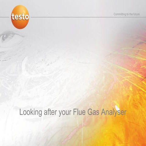 Looking after your flue gas analyser 