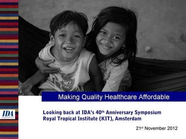 Looking back at ida 40th anniversary celebrations symposium