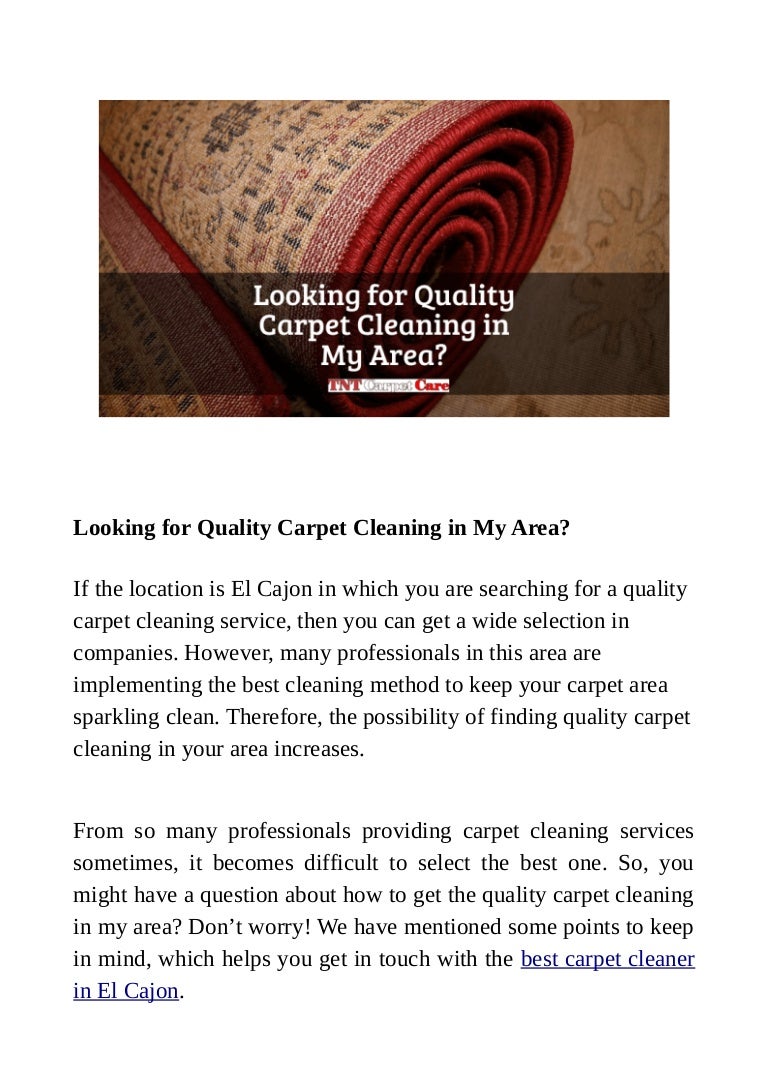 carpet in my area