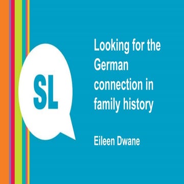 Looking for the German connection in family history