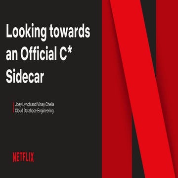 Looking towards an official cassandra sidecar   netflix