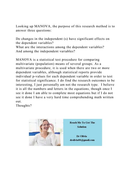 Manova | PPT
