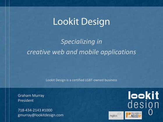 Lookitdesign presentations