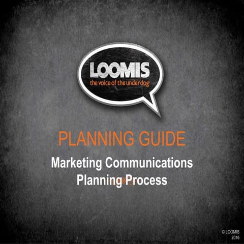Marketing Communications Planning Guide