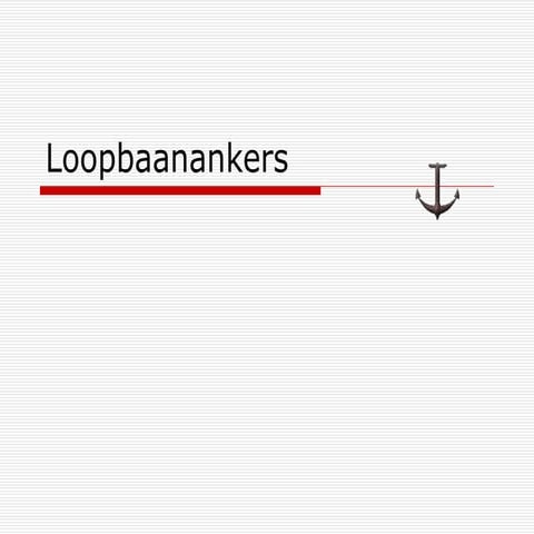 Loopbaanankers
