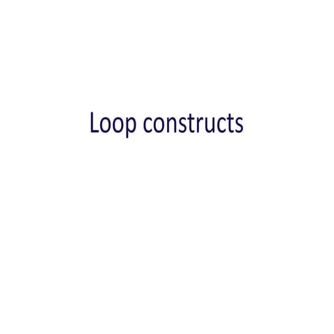 Loop c++ | PPT