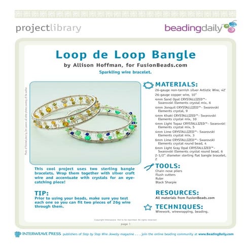 Spiralbeadring | PDF