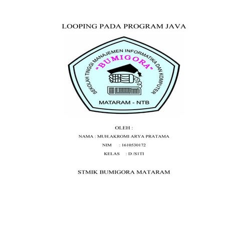 Looping program java | PDF