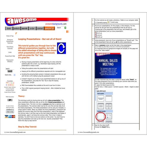 Loop presentation | PDF