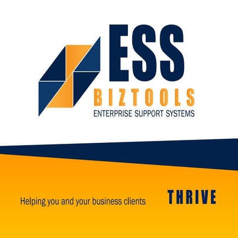 ESS BIZTOOLS Overview - Great Opportunities from Digital Disruption