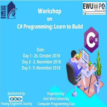Loop C# - Lec7 (Workshop on C# Programming: Learn to Build) | PPT