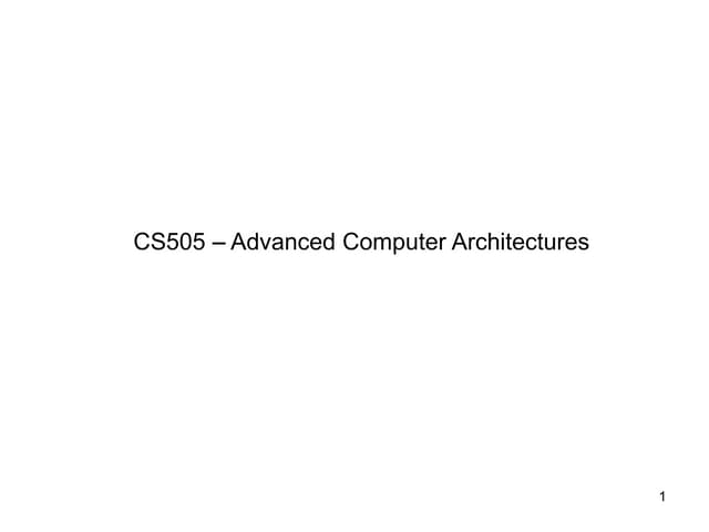 Loop Unroll_ACA_CS505.ppt