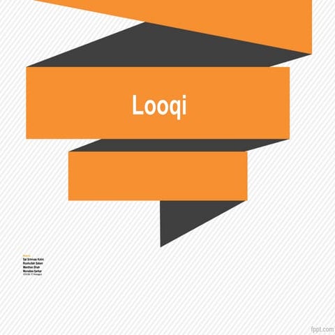 Market Entering Strategy for Looqi- Real time GPS tracker