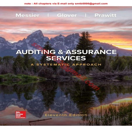 Loose-Leaf for Auditing & Assurance Services A Systematic Approach 11th ed. E...