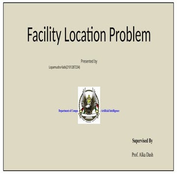 Facilitylocationproblemflpand  managementsystem.pptx
