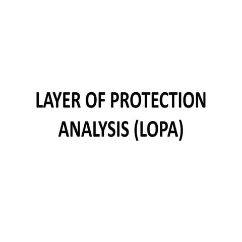 LOPA | Layer Of Protection Analysis | Gaurav Singh Rajput