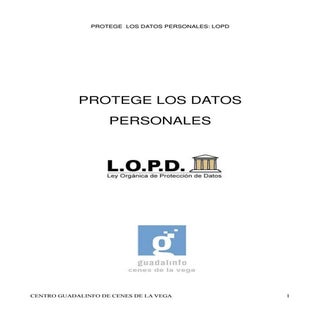 Manual de Lopd (Ley Orgánica de Pro...