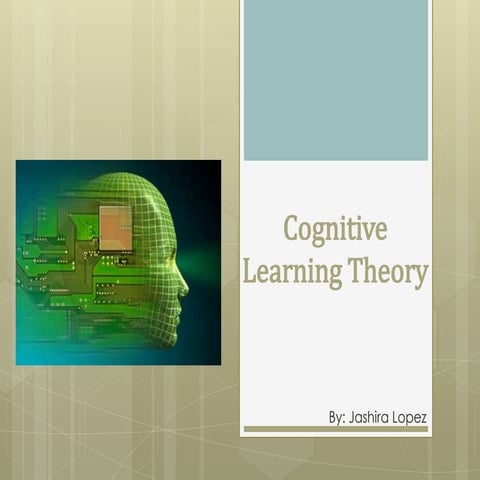 Cognitive Learning Theory EME 2040