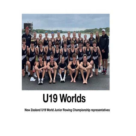 New Zealand Rowing U19 team report 2023