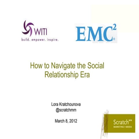 Navigating the social era