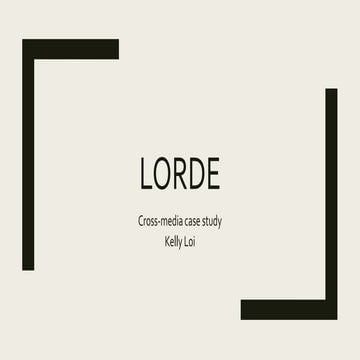 Lorde powerpoint