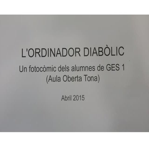 L'ordinador diabòlic (fotocòmic GES 1 Tona)