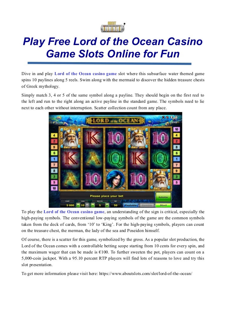 Ocean Casino Slots