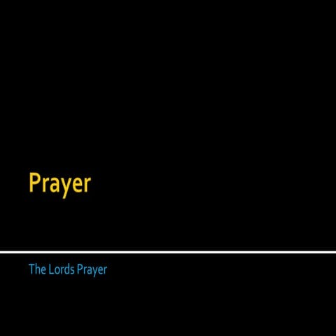 Lords Prayer