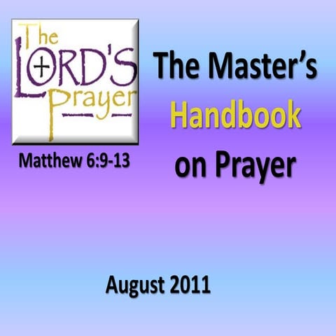 The Lord’s Prayer Explained for Children - Primary RE Lesson Plan | PPTX