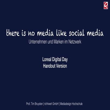 Loreal Digital Day Handout