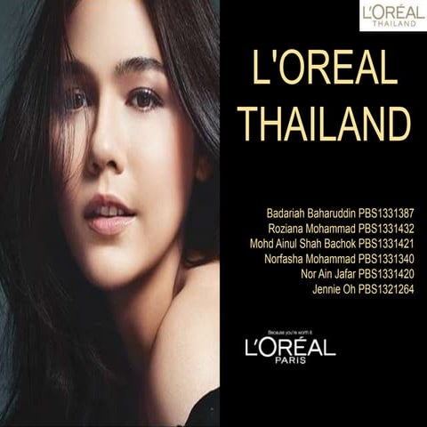 The assessment of Loreal Thailand Case Study