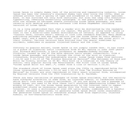 Presentation on Lorem Ipsum and how to identify Lorem Ipsum | PPTX