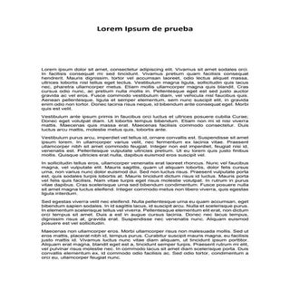 Lorem ipsum de prueba