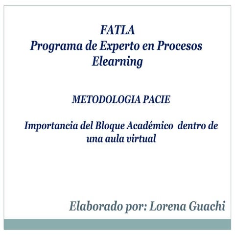 Bloque académico,Lorena de los Angeles Guachi