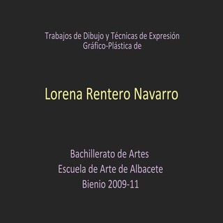 Lorena Rentero Navarro. 2009 11.