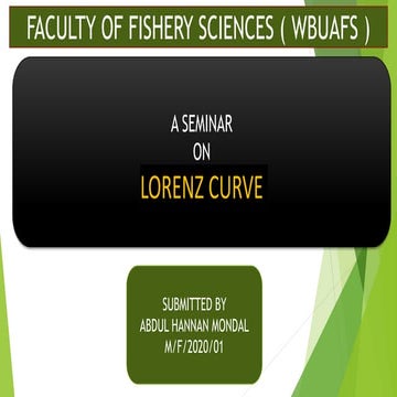 Lorenz curve ppt
