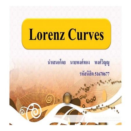 Lorenz Curves