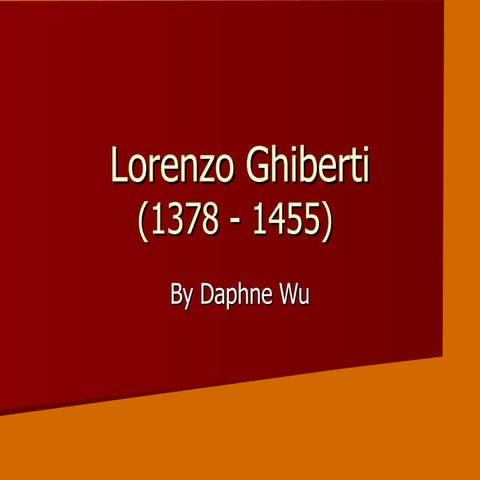 Lorenzo Ghiberti