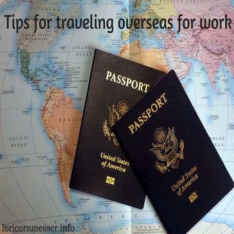 Tips for Traveling Overseas for Work