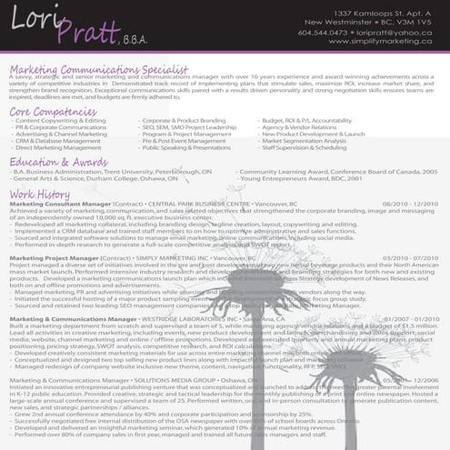 LP - Jan. 2011 Resume