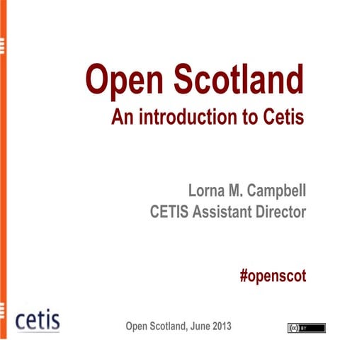 Introduction to Cetis