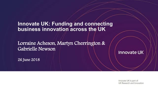 Funding for Innovation in Manufacturing, Materials & Engineering