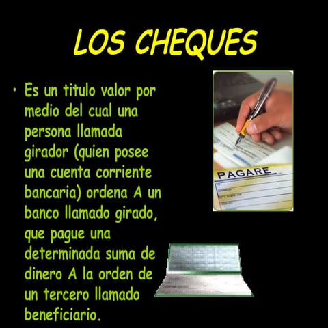 LOS CHEQUES