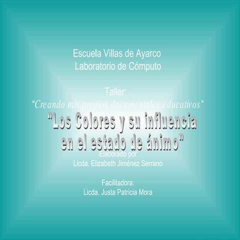 Los colores y su influencia en el estado de ánimo de las personas