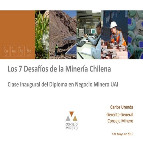 Los siete desafíos de la minería chilena