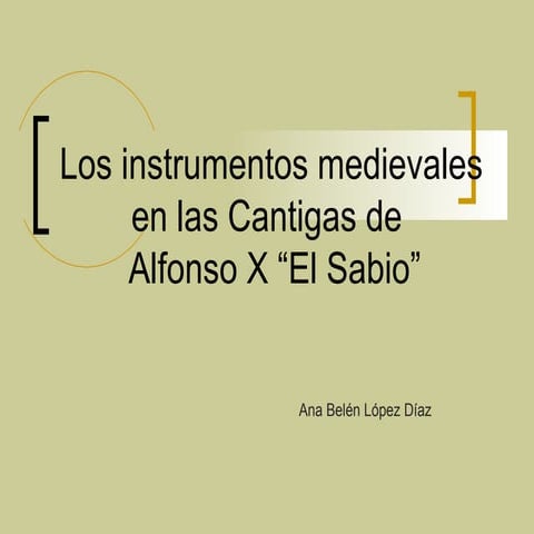 Instrumentos musicales de la edad media | PDF